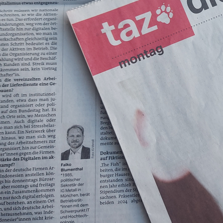 Gewerkschafter über Streik im Digitalen – „Arbeitskampf ist immer emotional“